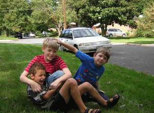 boys playing